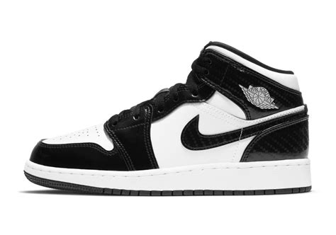 nike jordan 1 mid schwarz weiß|air jordan 1 mid schuhe.